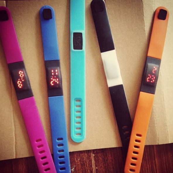 WA0055 LED Mixed colored linear watch