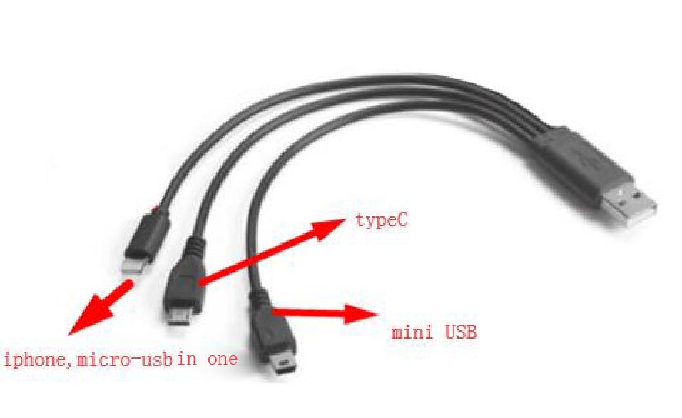 CH017 3in1 adapter cable