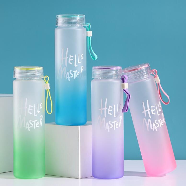 WAB058 Gradient color water bottle