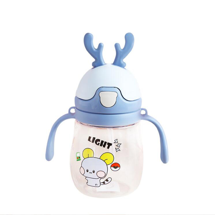 WAB054 Dear horn kid anti-choking water bottle with handle