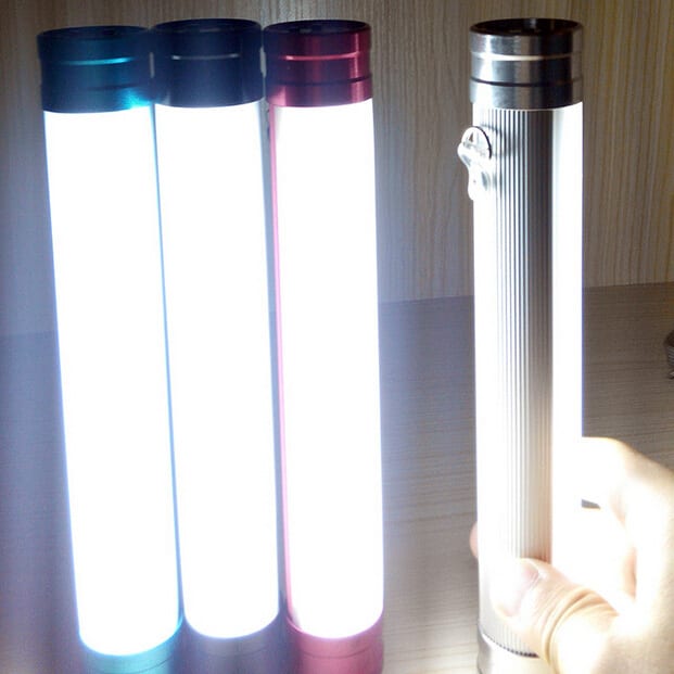 LT0023 5W Camping magnet USB Rechargeable double-side luminous flashlight