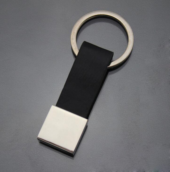 KCH023 PU metal keychain