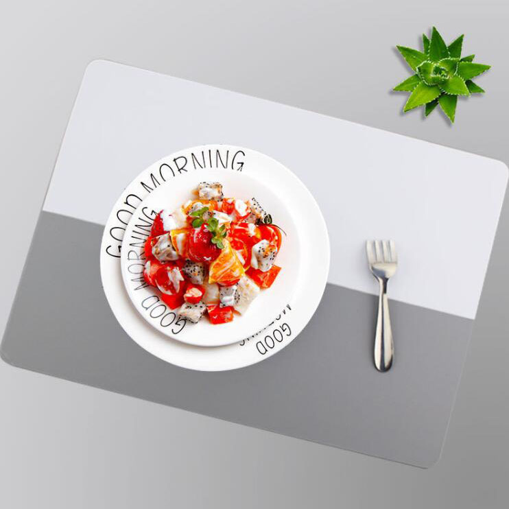 SO020 silicone contrast color Placemat