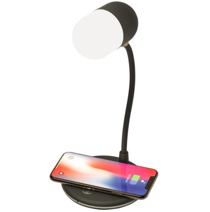 EC0057 LED desk lamp with speaker and wireless charging