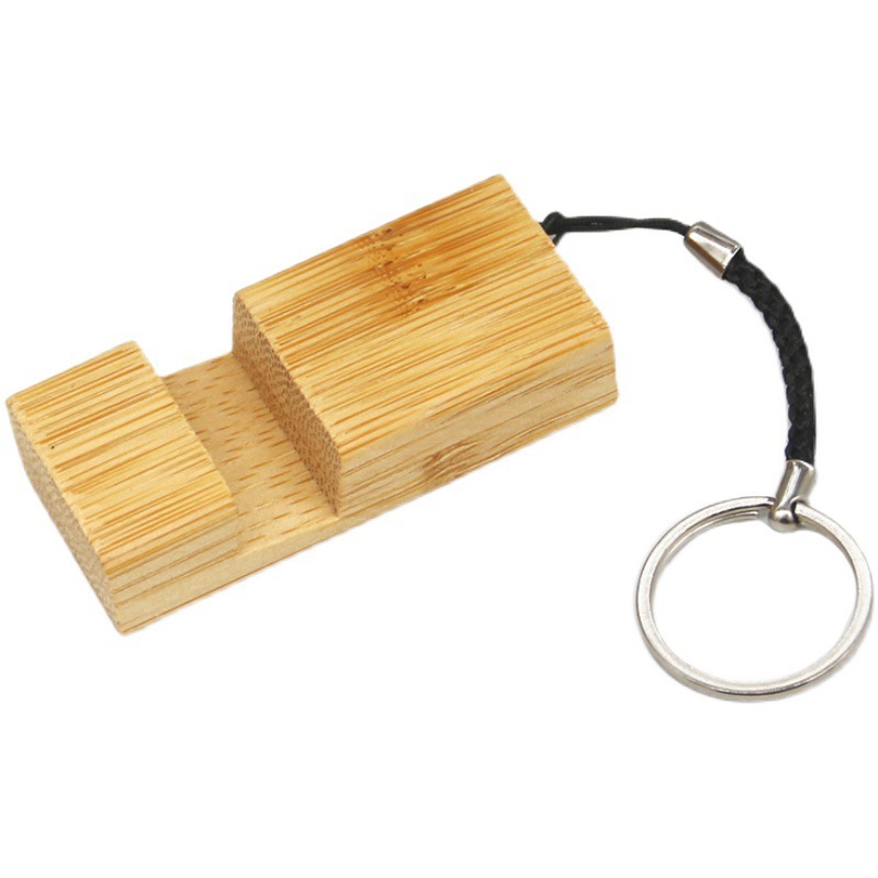 KCH032 Wooden phone holder with keychain