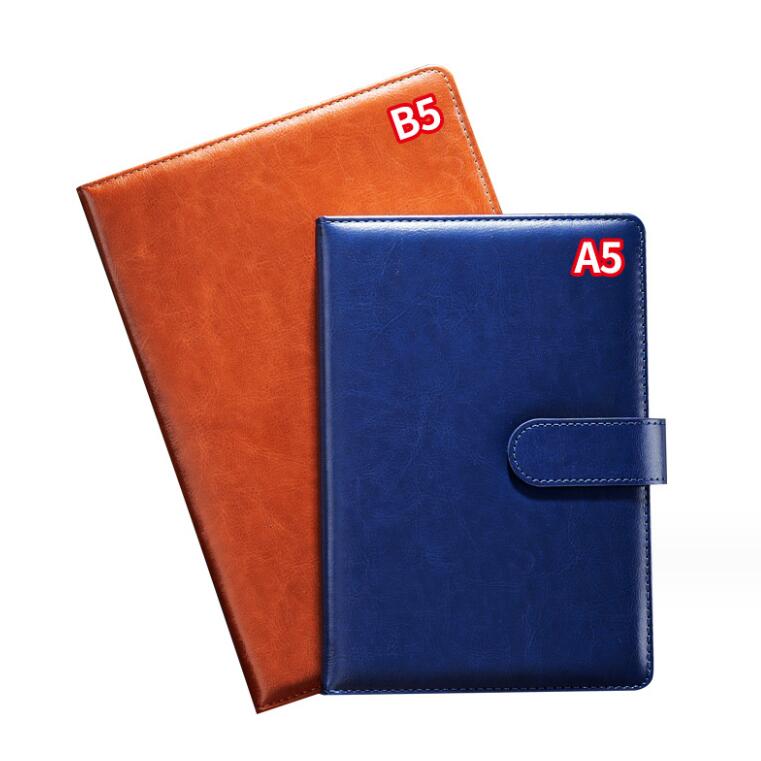 NOB020 A5 PU notebook with closure