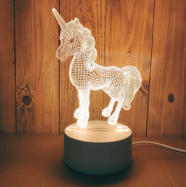 EC0036-B Customize shape 3D result desk lamp