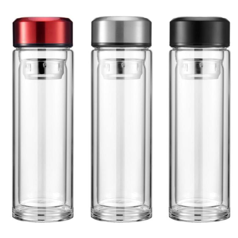 WAB047 HBG double layer glass bottle