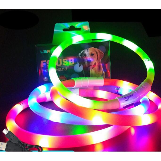 FLA012 pet  USB charging  necklace