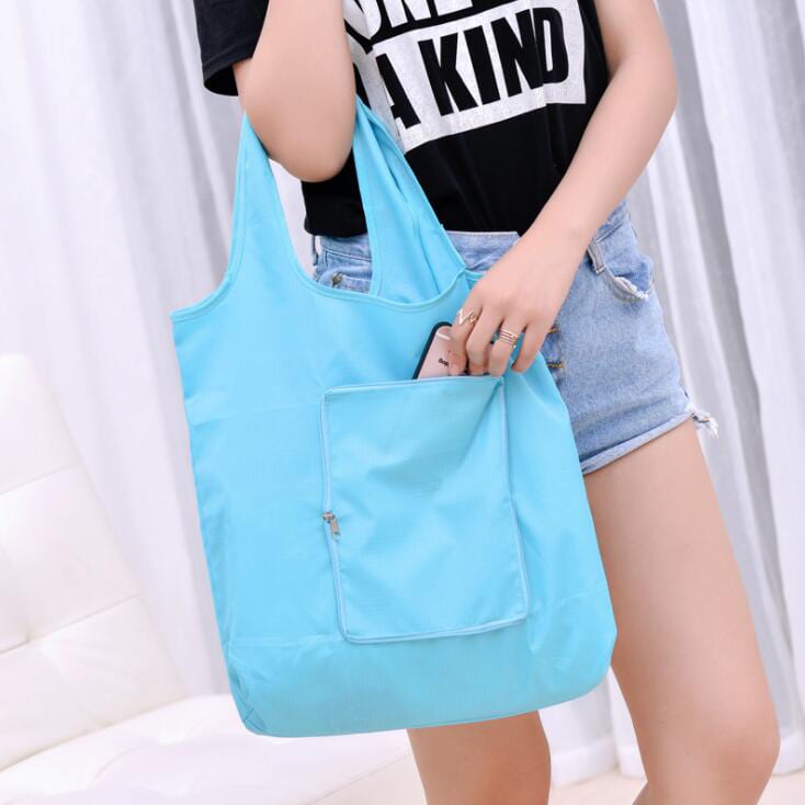 BAG004 Foldable shopping bag with zipper