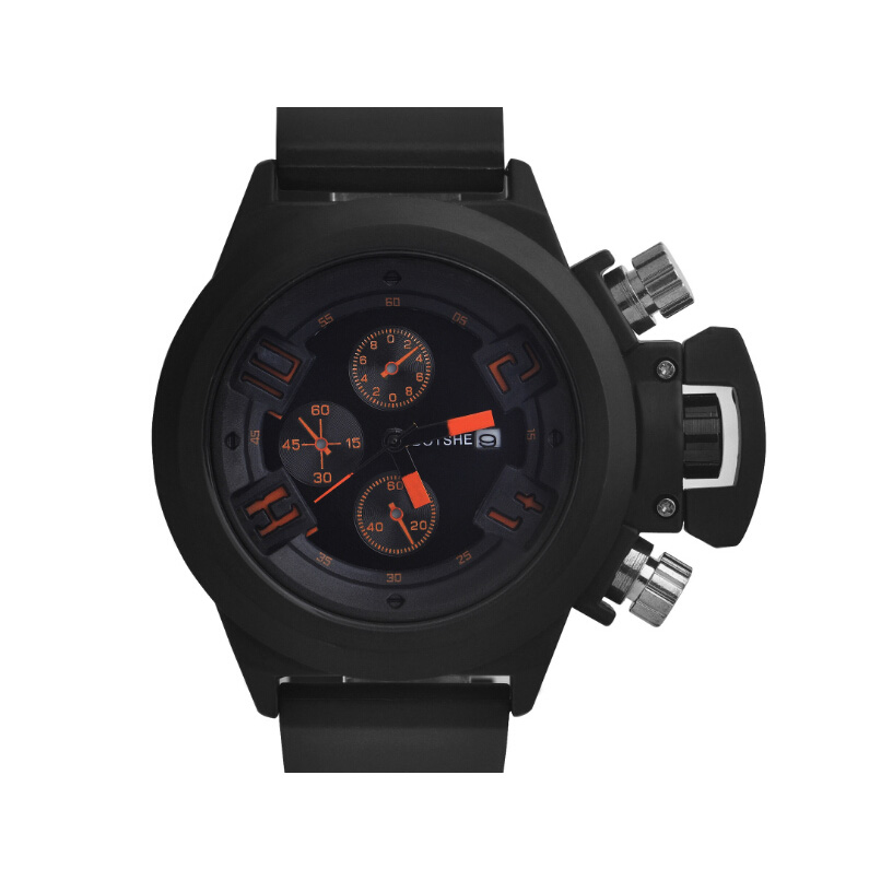 WA0051 Calendar silicone quartz watch