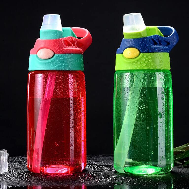 WAB011 Child water bottle with straw