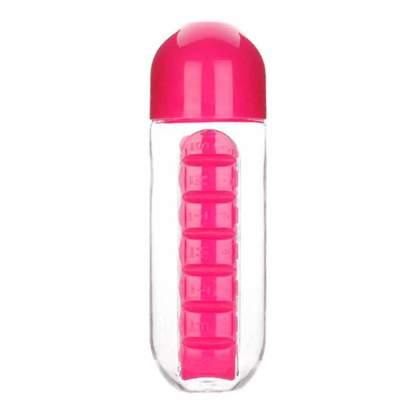 WAB005 Pill Box with Water Bottle