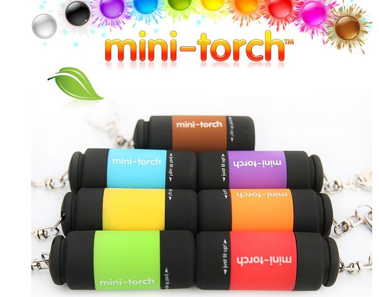 LT0009 LED Mini USB chargeable flashlight keychain