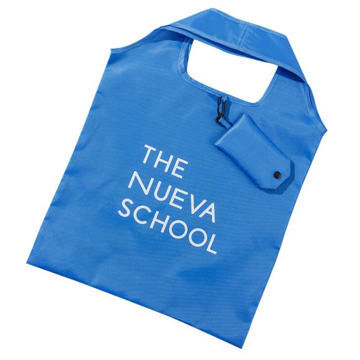 BAG003 Foldable shopping bag with carabiner