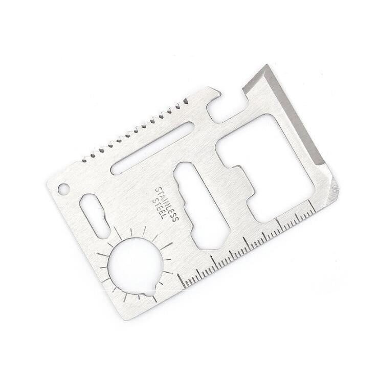 OUT017 survival card  knife tool