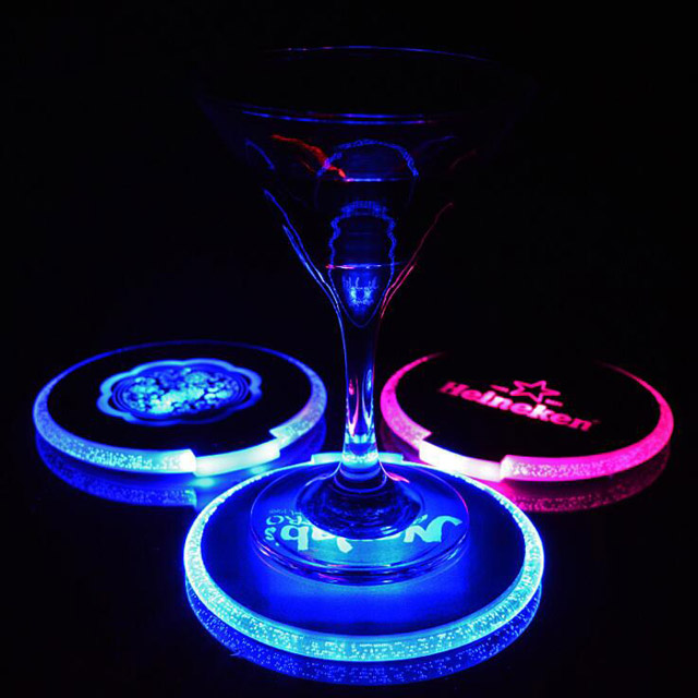FLA030 LED Coaster with Luminous Logo Area