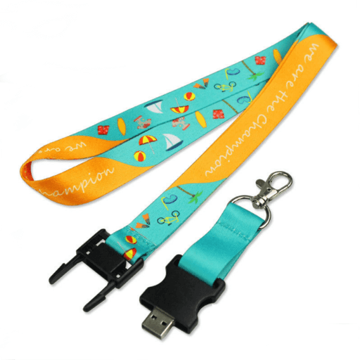 LAN009 Lanyard with USB disk buckle
