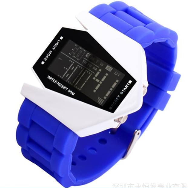 WA0002 LED Fashion airplane watch
