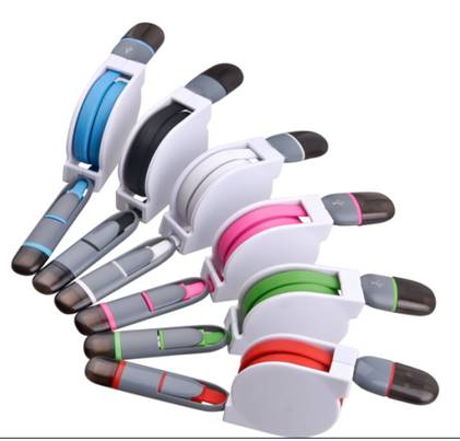 CH006 2in1 retractable charging cable
