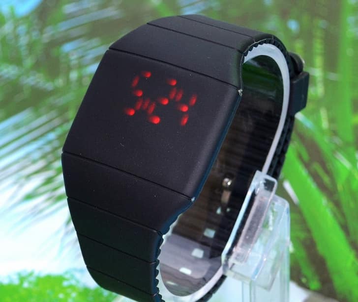 WA0005 LED Touch screen silicon watch