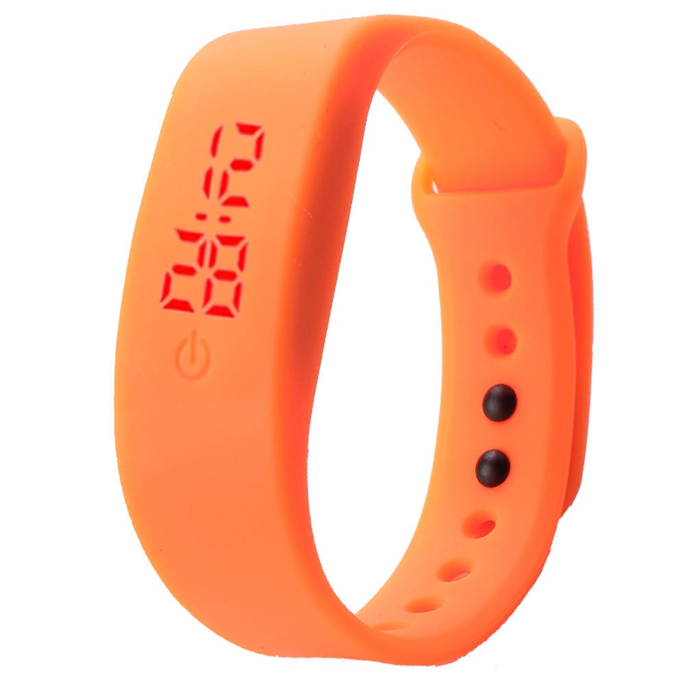 WA0013-E LED Touch control water resistant luminous watch