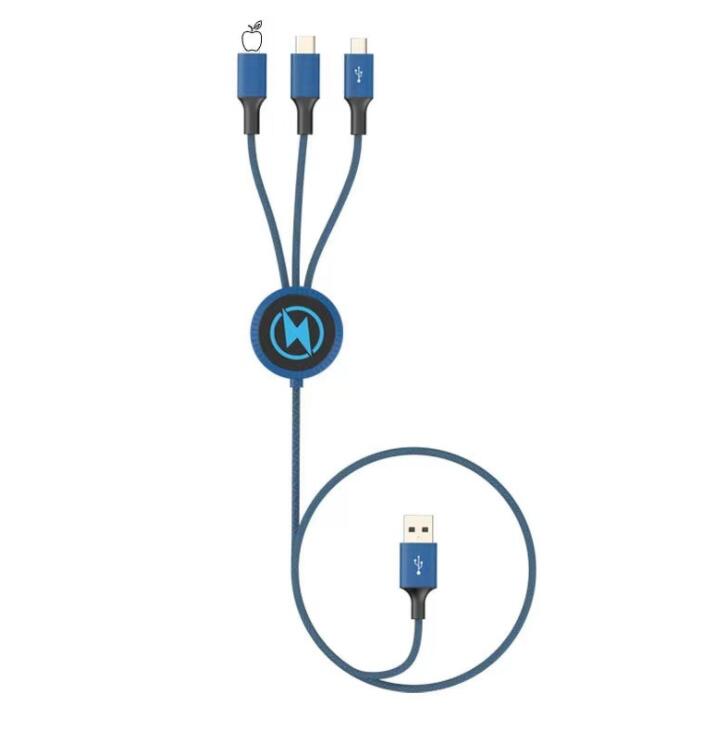 CH028 3IN1 flashing charging cable
