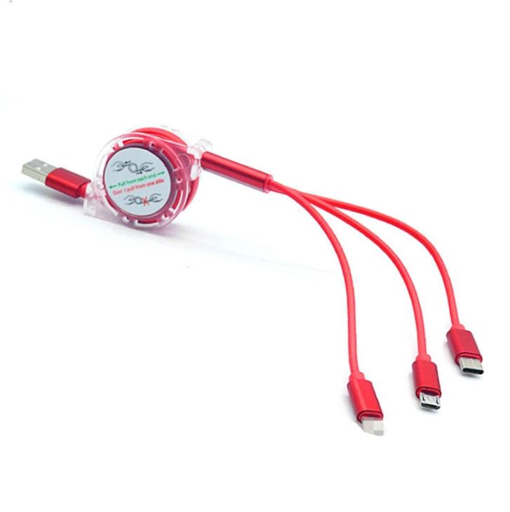 CH025 Crystal 3in1 charging cable