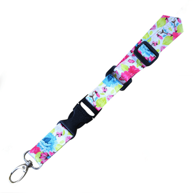 LAN008 Adjustable lanyard with buckle
