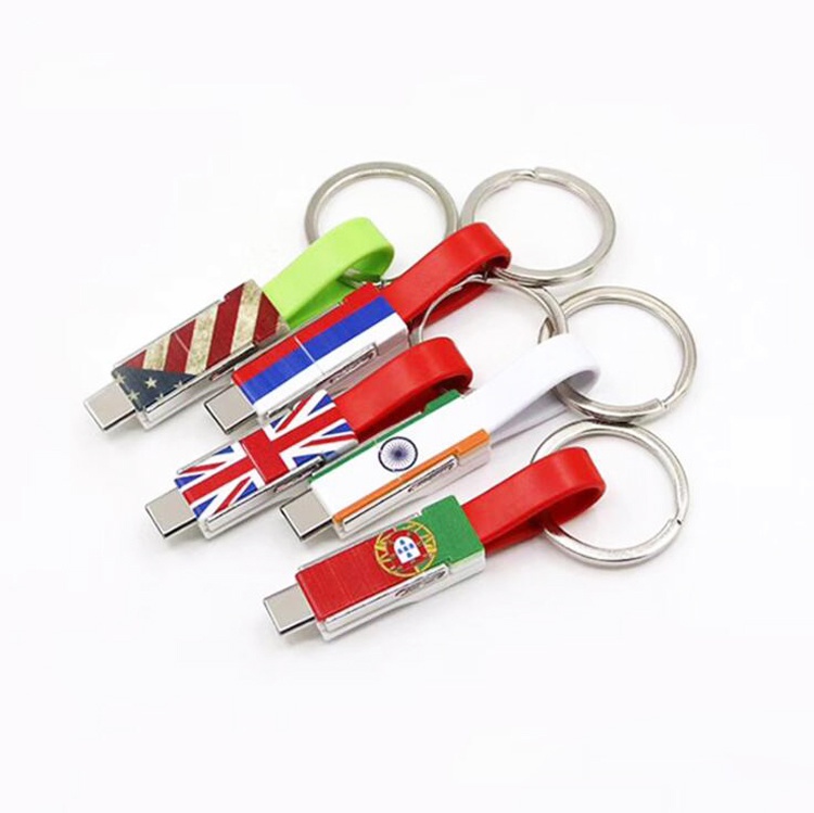 CH008 3in1 keychain charging cable