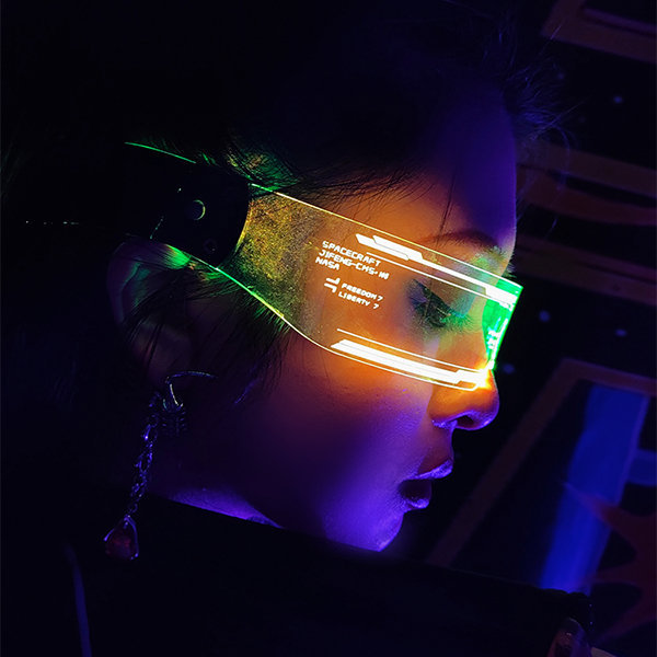 FLA032 Flashing future glasses