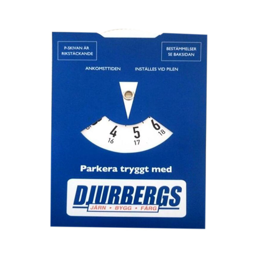 CD0038 Paper parking time card